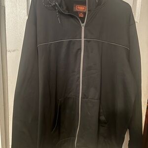 The Foundry Supply Co. Charcoal Zip-Up Hoodie